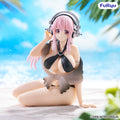 Super Sonico Swimsuit Black Color Ver. Noodle Stopper Figure