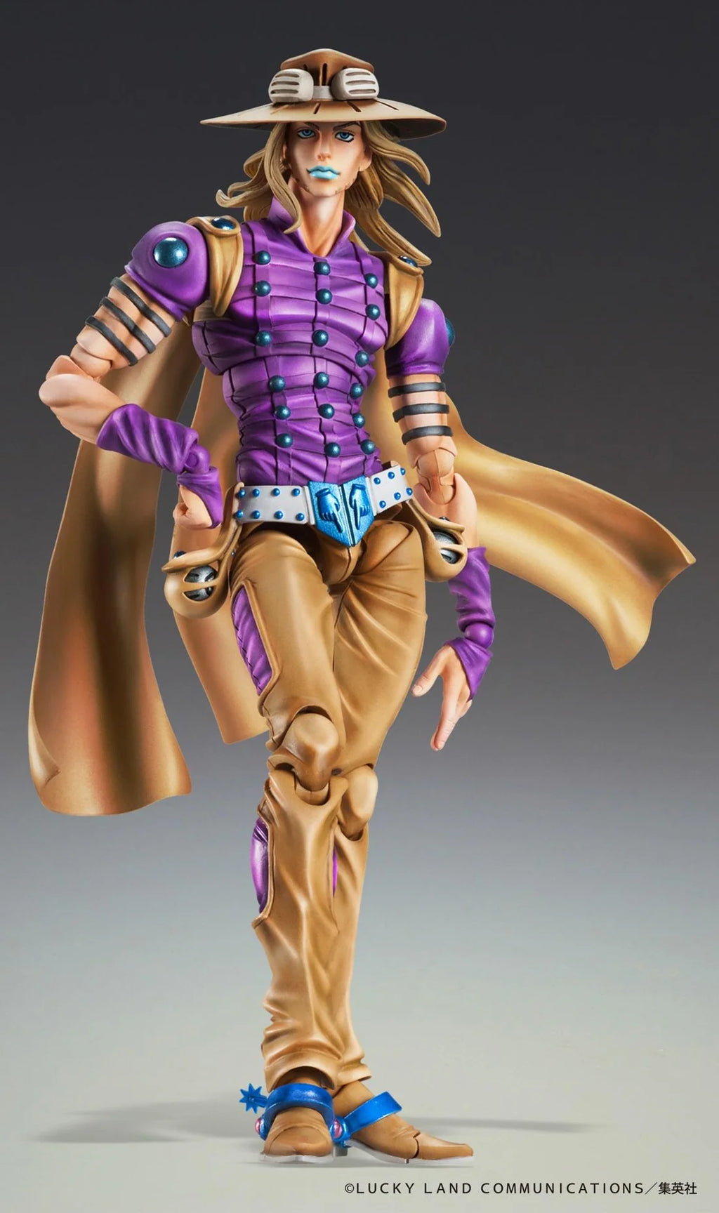 Super Action Statue Jojo's Bizarre Adventure Part 7 Steel Ball Run Gyro Zeppeli Ver. 1.5