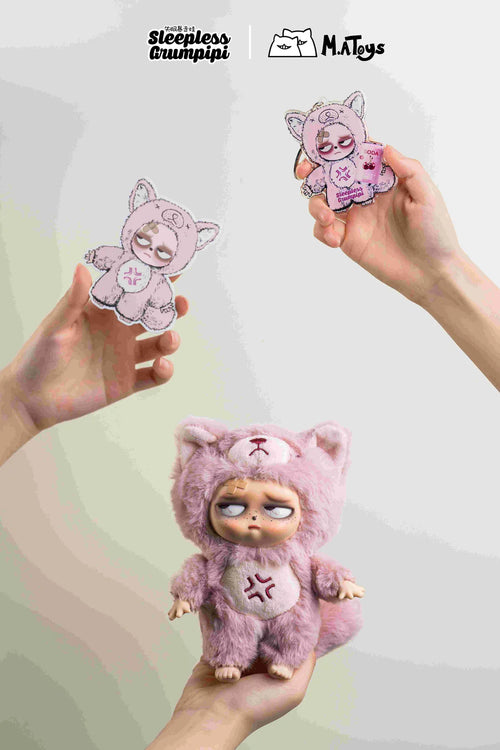 Sleepless Grumpipi Plush Blind Box Keychain