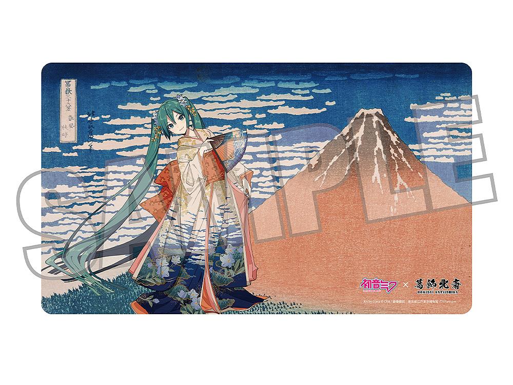 Hatune Miku x Katsushika Hokusai iXima Deskmat