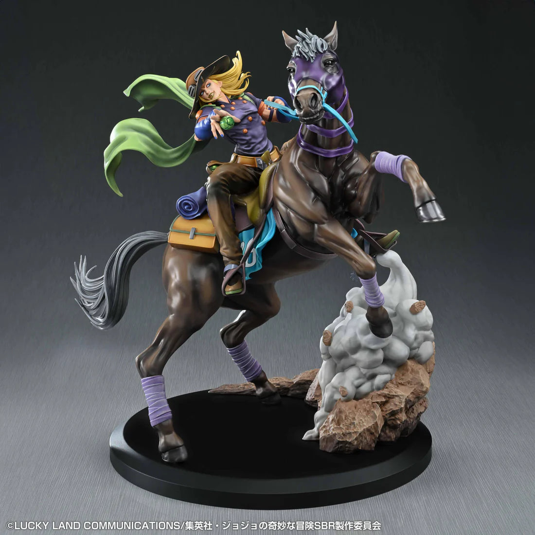 Super Figure Art Collection Jojo's Bizarre Adventure: Steel Ball Run Gyro Zeppeli & Valkyrie