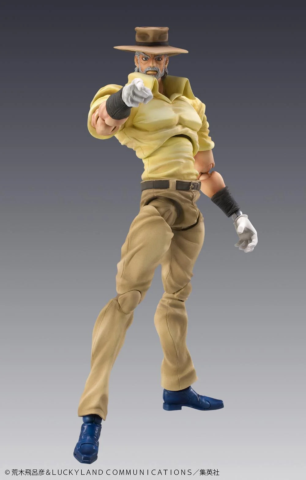 Super Figure Action JoJo`s Bizarre Adventure Part 3 Joseph Joestar & Iggy