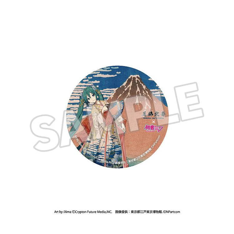 Katsushika Hokusai x Hatsune Miku Pinback Button Boxset
