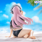 Super Sonico Swimsuit Black Color Ver. Noodle Stopper Figure