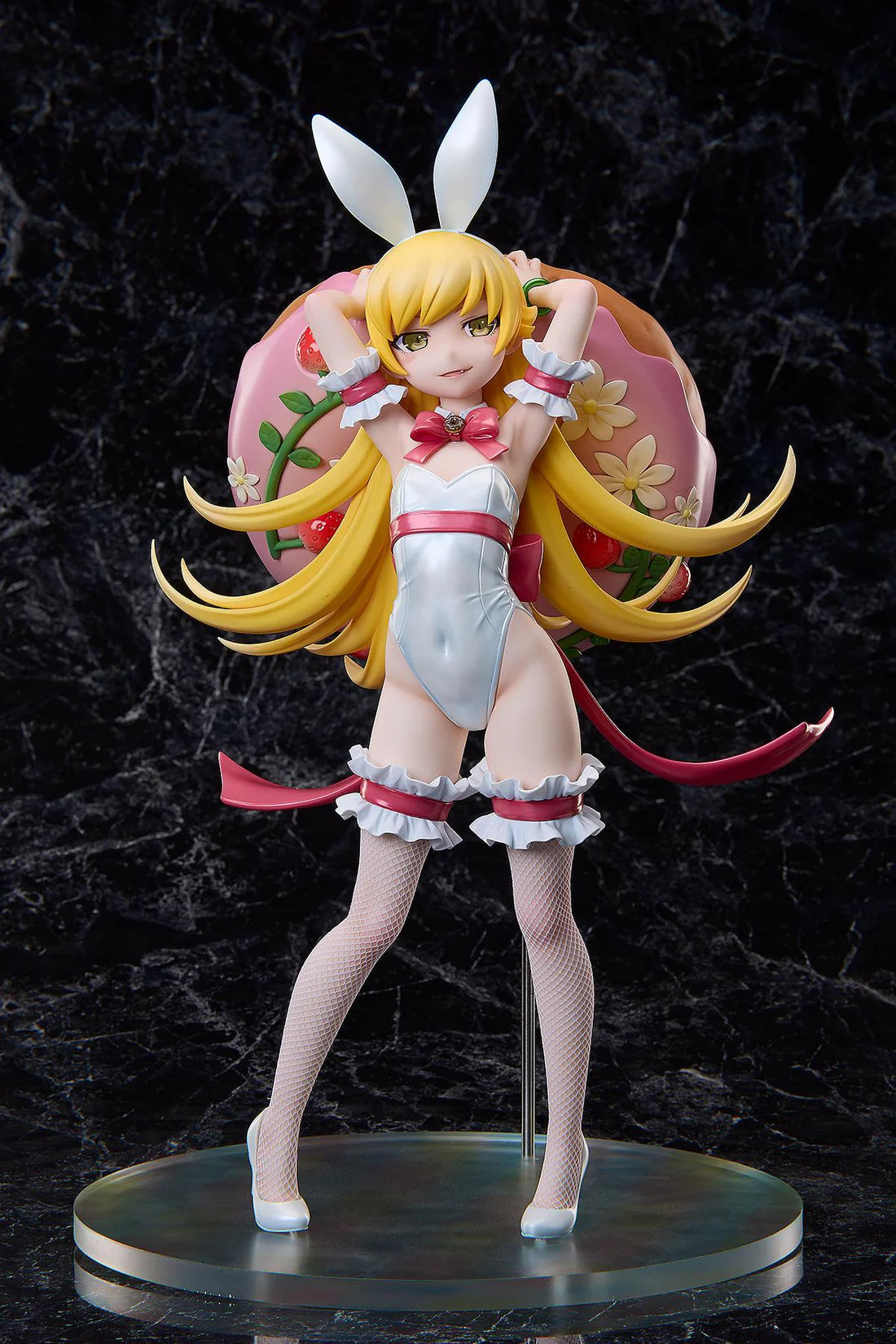 Monogatari Series Shinobu Oshino White Bunny Ver. 1/4 Scale Figure