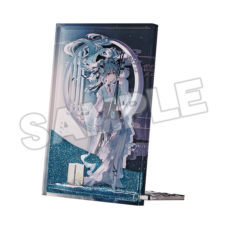 Hatsune Miku Han Gong Qiu Yue Ver. Glitter Acrylic Block