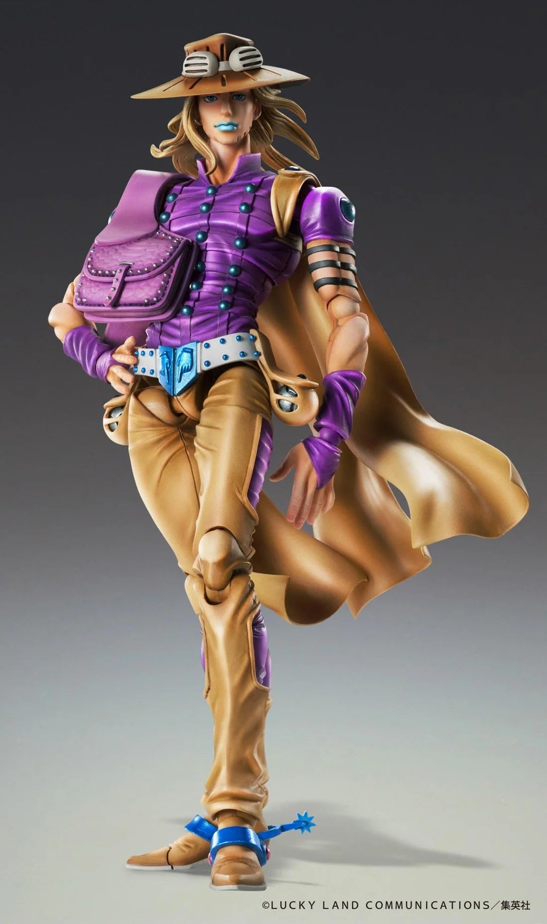 Super Action Statue Jojo's Bizarre Adventure Part 7 Steel Ball Run Gyro Zeppeli Ver. 1.5