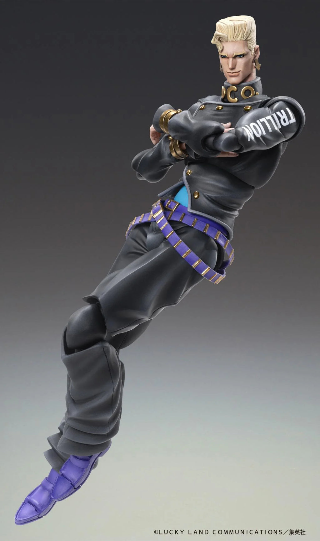 JoJo's Bizarre Adventure: Diamond is Unbreakable Super Action Statue Keicho Nijimura & Bad Company Action Figure
