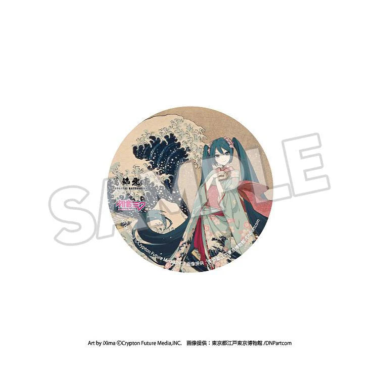 Katsushika Hokusai x Hatsune Miku Pinback Button Boxset