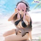 Super Sonico Swimsuit Black Color Ver. Noodle Stopper Figure