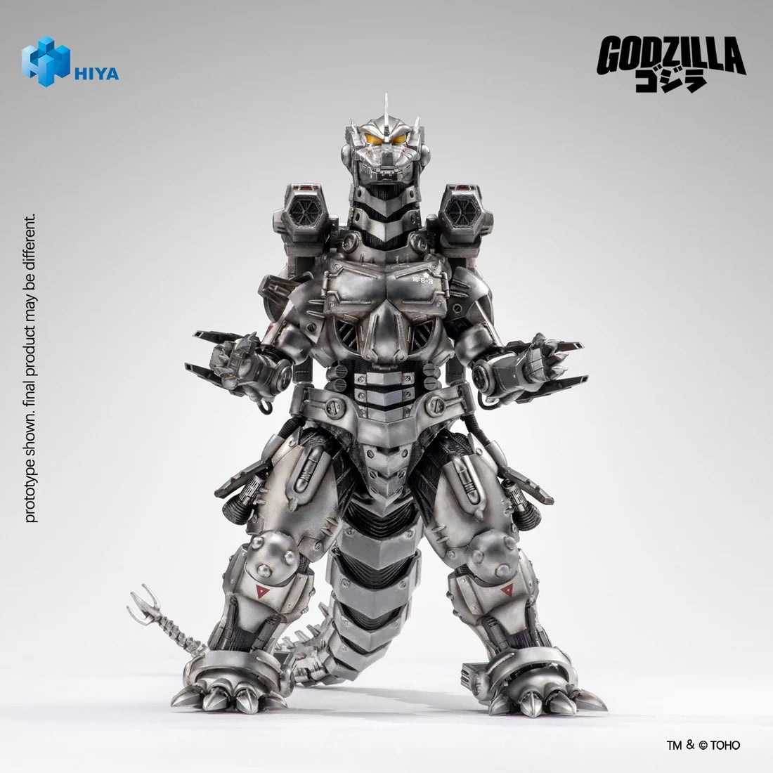 HIYA Exquisite Basic Series None Scale 7.7 Inch Godzilla Tokyo S.O.S. 2003 Mechagodzilla Heavy Arms / High Mobility Version Action Figure