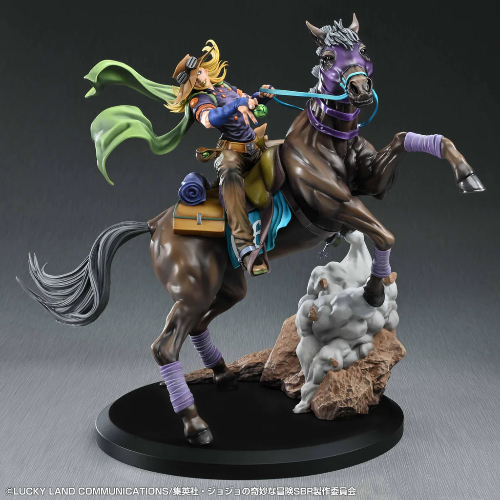 Super Figure Art Collection Jojo's Bizarre Adventure: Steel Ball Run Gyro Zeppeli & Valkyrie