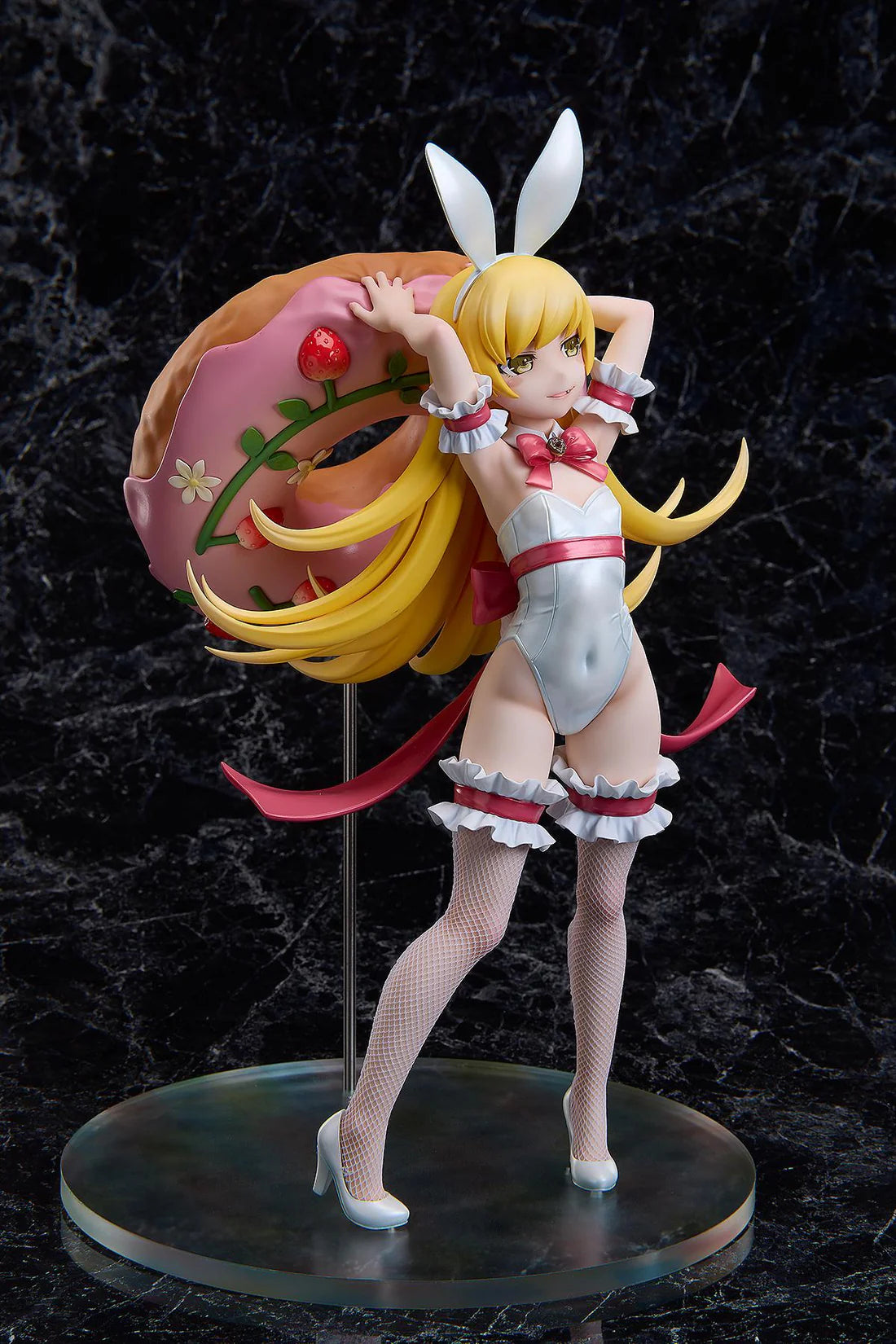 Monogatari Series Shinobu Oshino White Bunny Ver. 1/4 Scale Figure