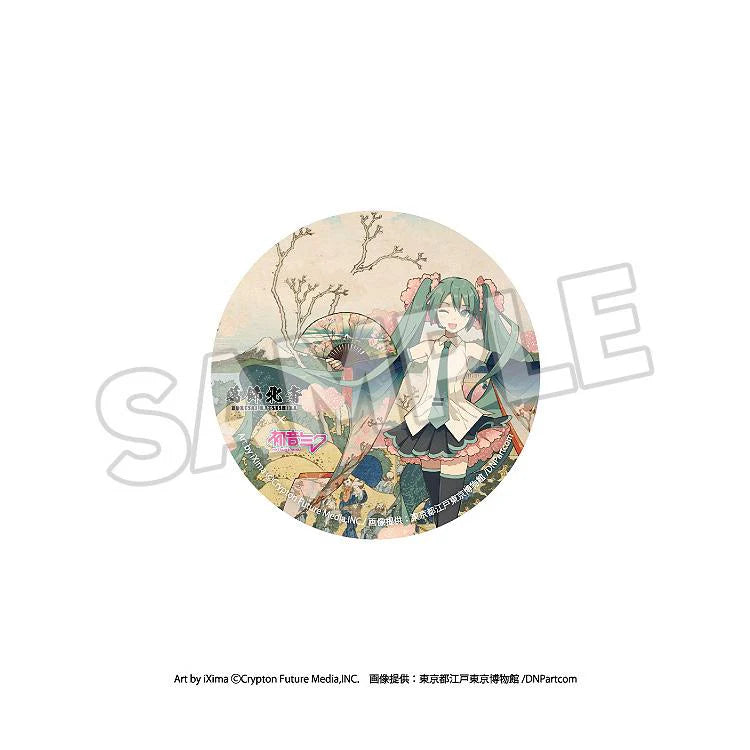 Katsushika Hokusai x Hatsune Miku Pinback Button Boxset