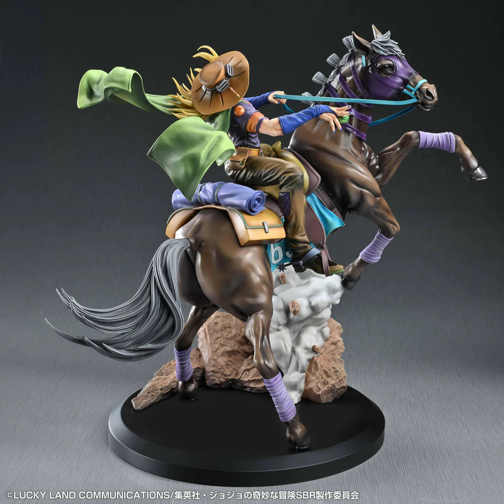 Super Figure Art Collection Jojo's Bizarre Adventure: Steel Ball Run Gyro Zeppeli & Valkyrie