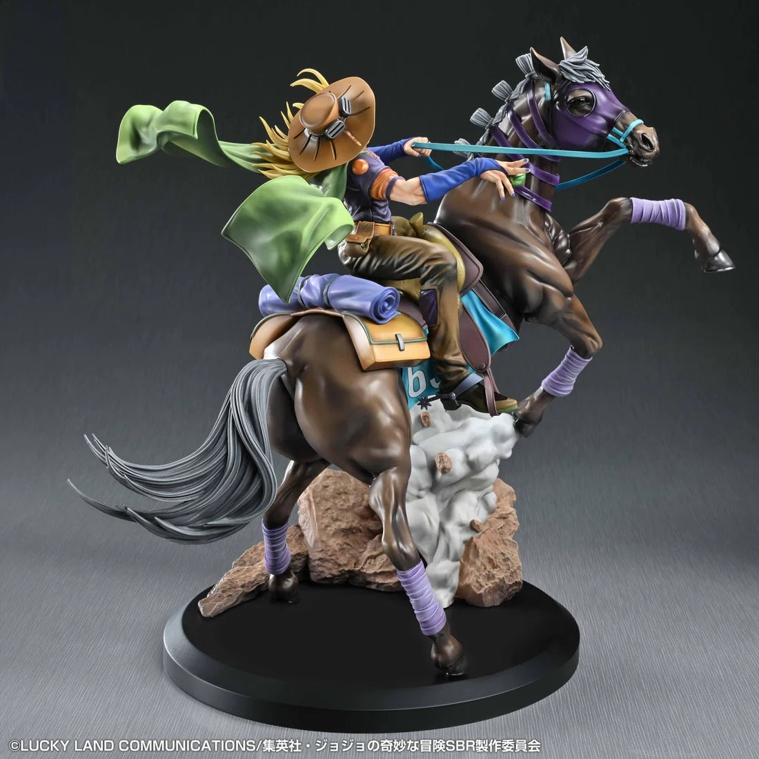 Super Figure Art Collection Jojo's Bizarre Adventure: Steel Ball Run Gyro Zeppeli & Valkyrie