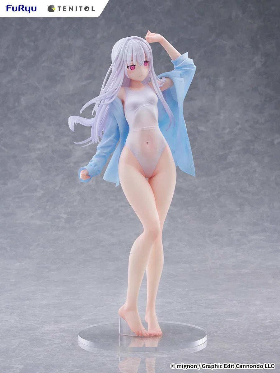 TENITOL TALL MIGNON WORKS shiro Swimsuit Ver. Non-Scale Figure