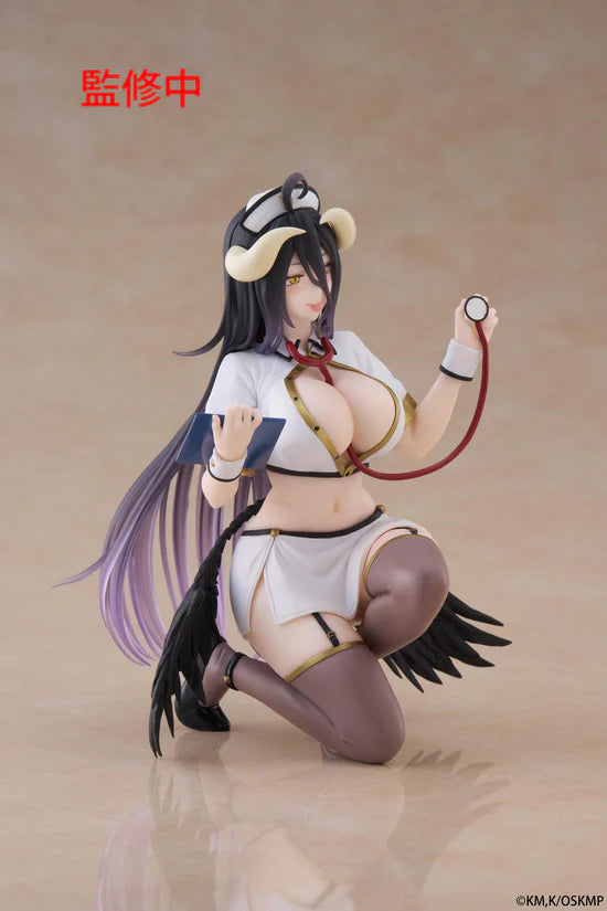 Overlord Desktop Cute Figure - Albedo (Nurse Ver.)