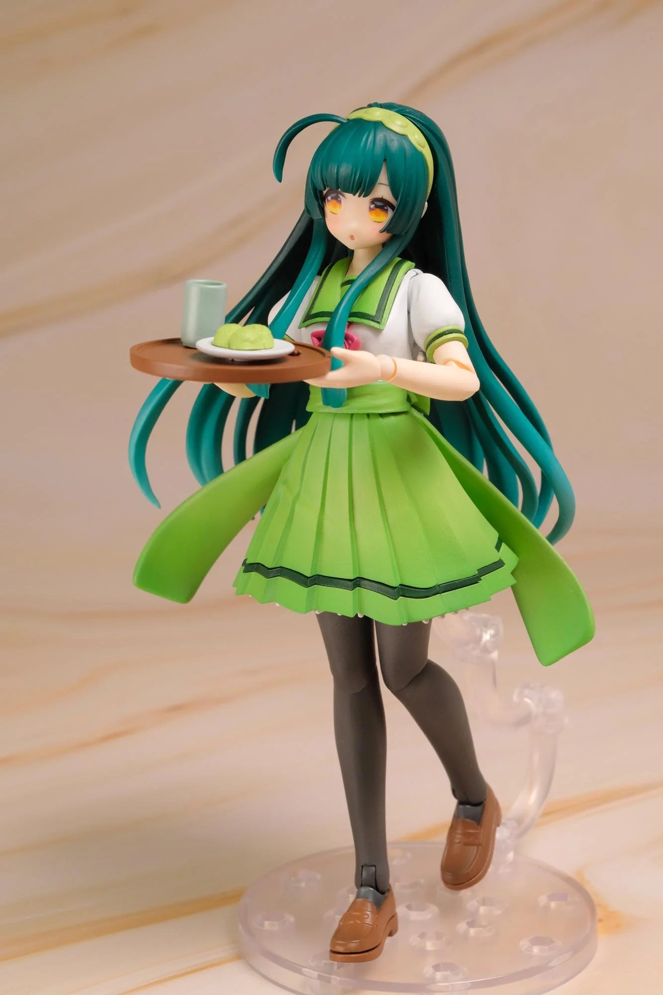 Plafia Tohoku Zunko/Zundamon Project Tohoku Zunko 1/12 Scale Plastic Model Kit Mini Figure Included Set