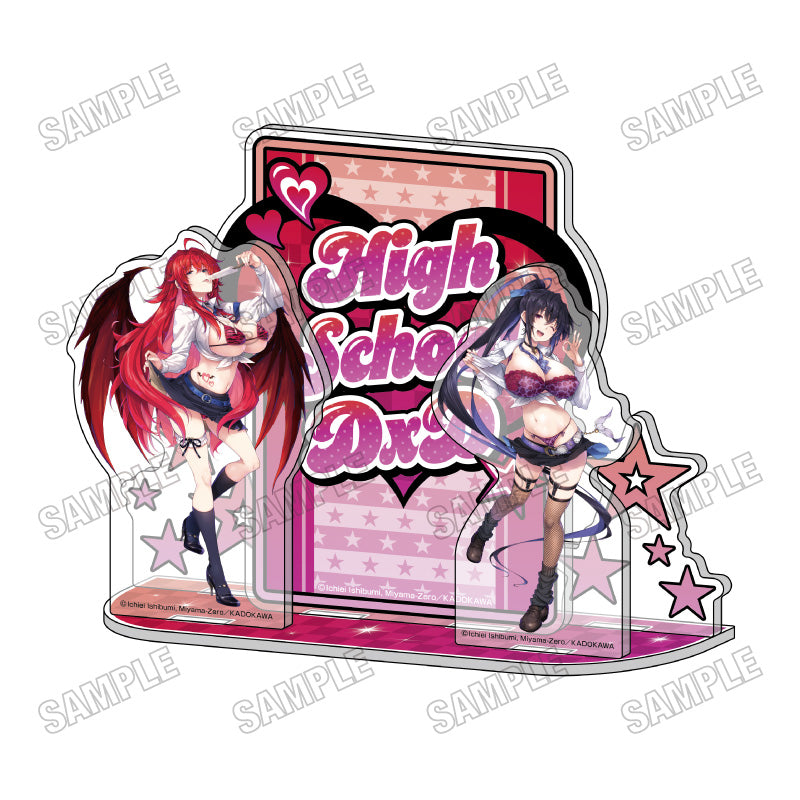 High School DxD Original Illustration Acrylic Diorama (American School ver.)