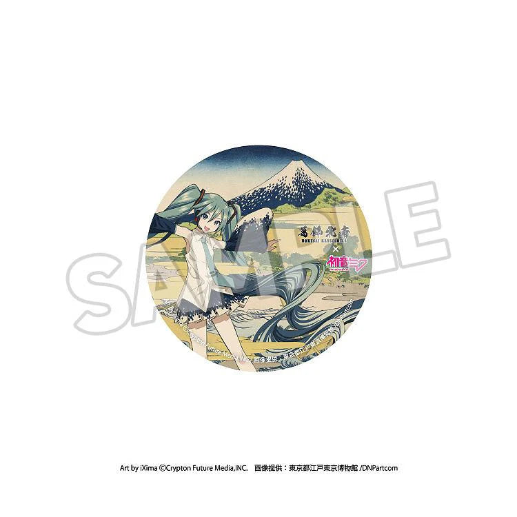 Katsushika Hokusai x Hatsune Miku Pinback Button Boxset