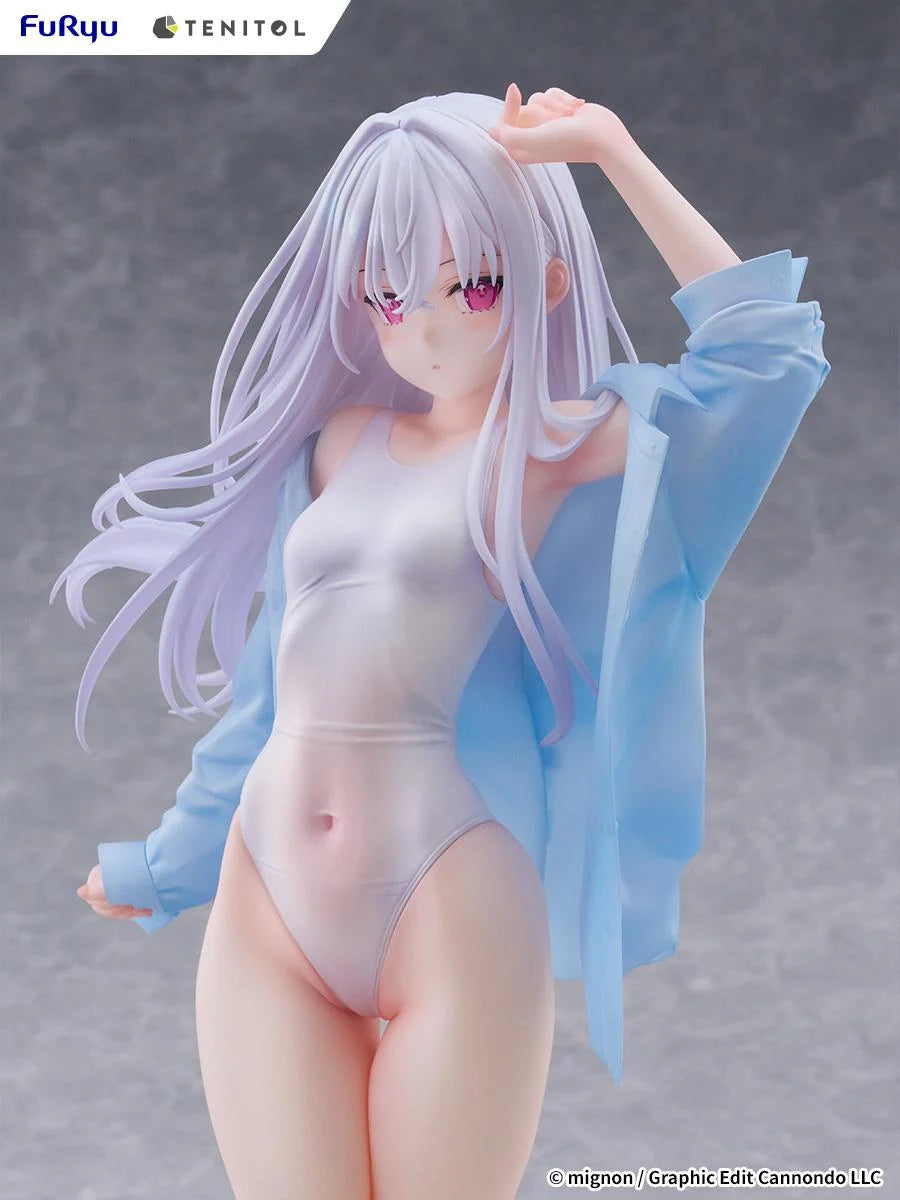 TENITOL TALL MIGNON WORKS shiro Swimsuit Ver. Non-Scale Figure