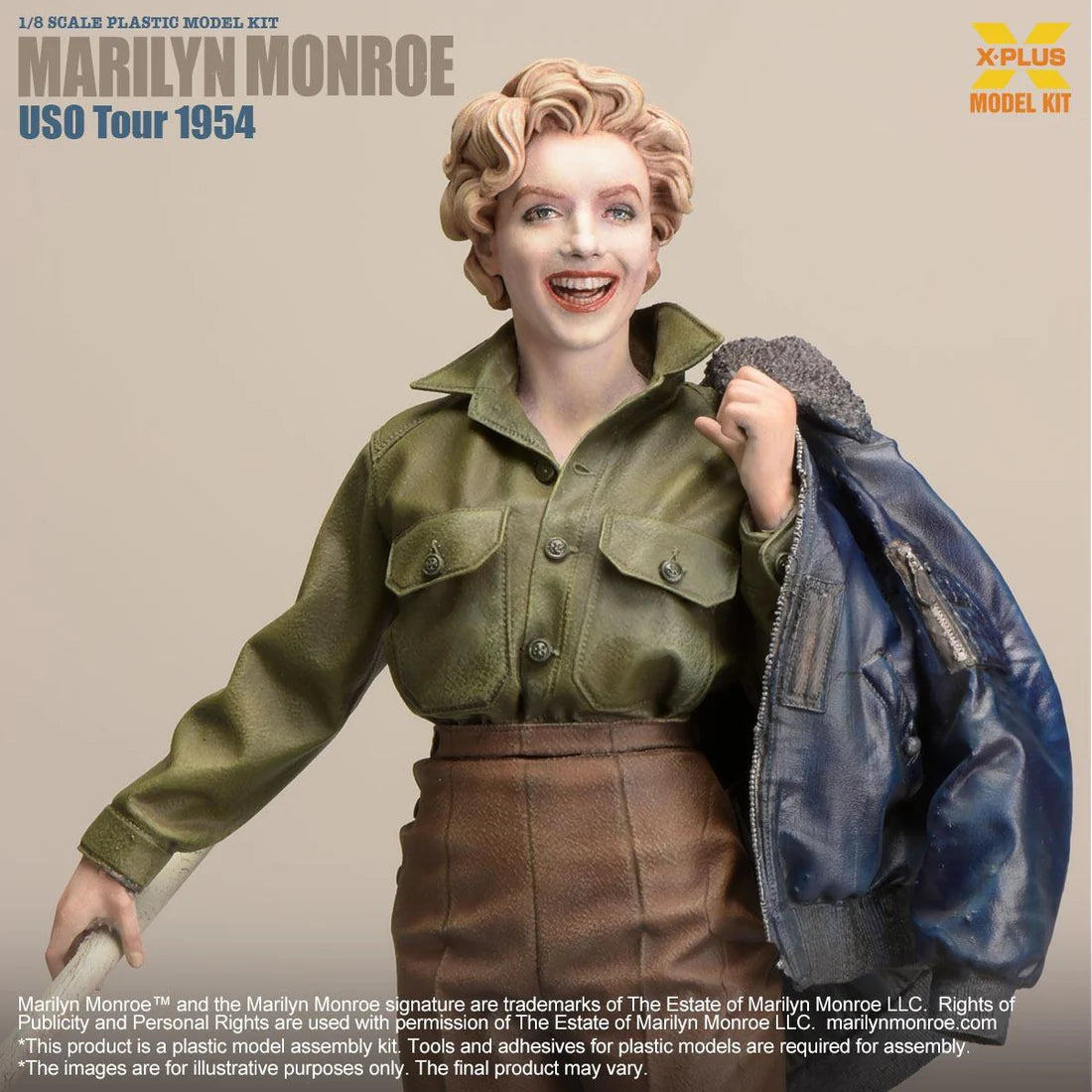 Marilyn Monroe USO Tour 1954 1/8 Scale Model Kit (Reissue)
