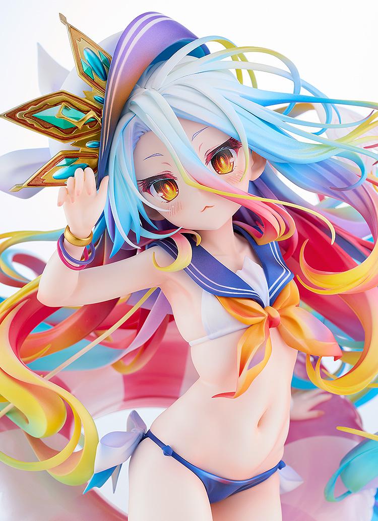 No Game No Life Shiro: Sailor-Style Swimsuit Ver. 1/7 Scale Figure
