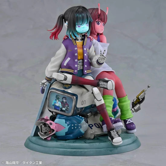 Milky Subway: The Galactic Limited Express Chiharu & Makina Non-Scale Figure