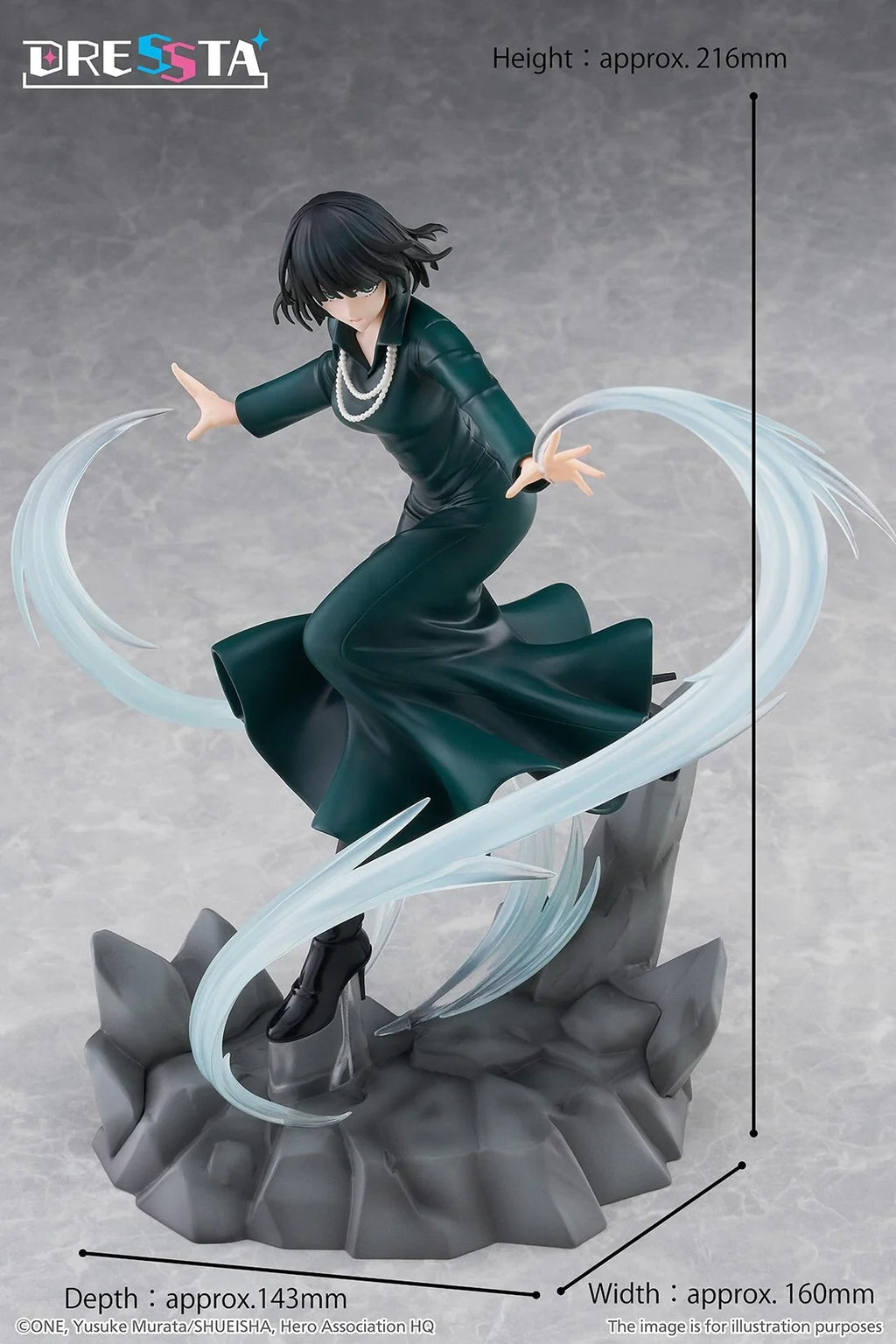 Dressta Statue Figure One-Punch Man Hellish Blizzard