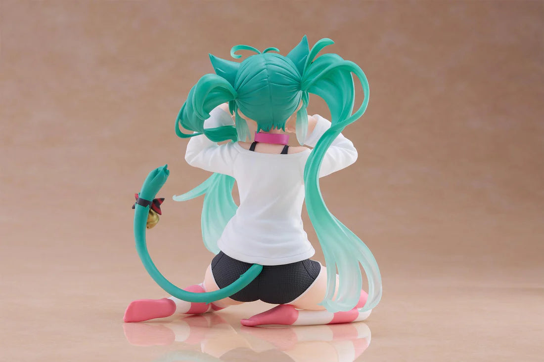 Hatsune Miku: Cat Ear T-Shirt Ver. Desktop Cute Figure