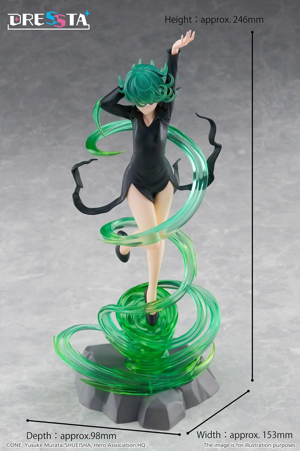 Dressta Statue Figure One-Punch Man Terrible Tornado