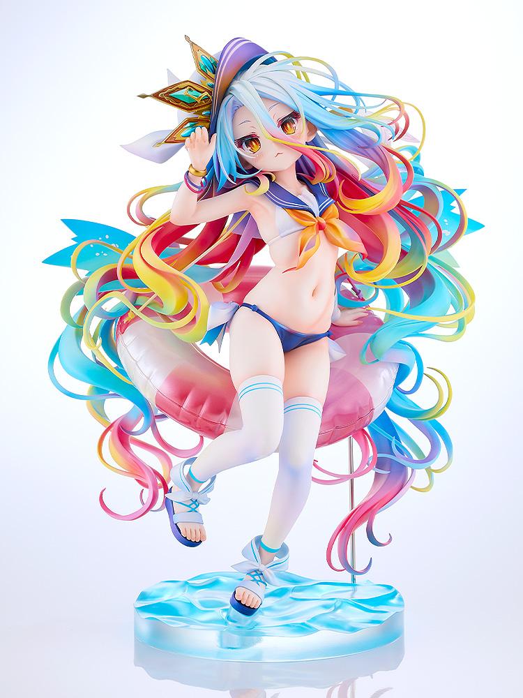 No Game No Life Shiro: Sailor-Style Swimsuit Ver. 1/7 Scale Figure