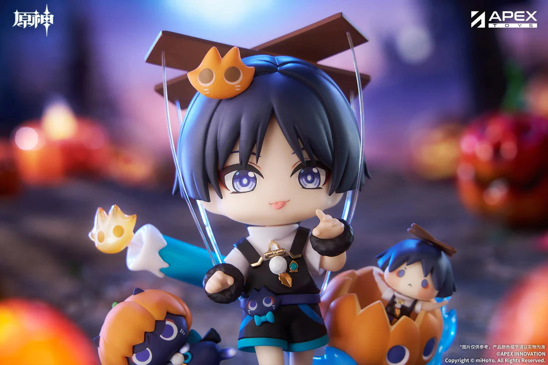 [Bonus] Genshin Impact Wanderer Mysterious Night Fantasia Series Chibi Character Figure w/ Bonus