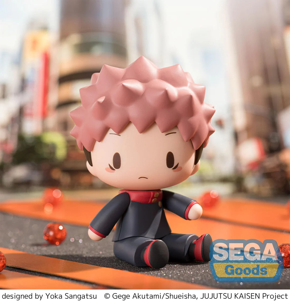 Jujutsu Kaisen Yuji Itadori Chibi Figure Fuwa Petit