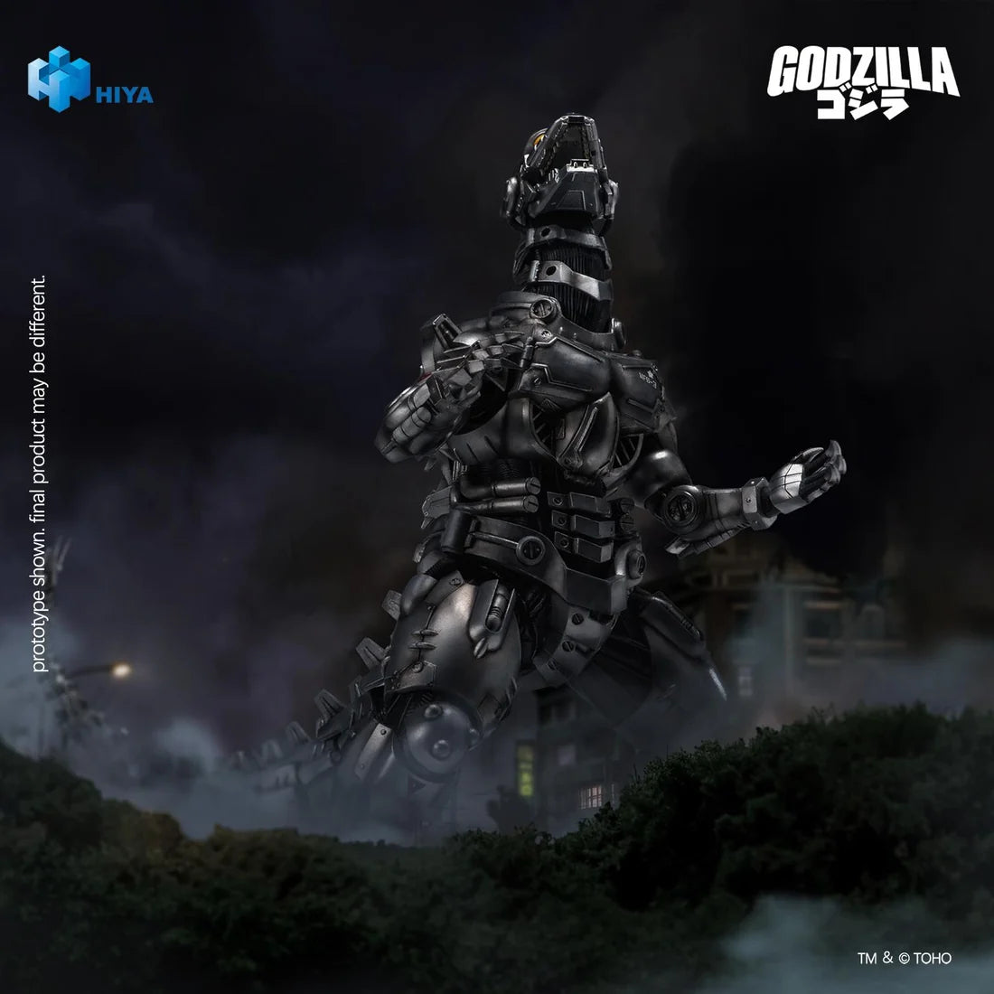 HIYA Exquisite Basic Series None Scale 7.7 Inch Godzilla Tokyo S.O.S. 2003 Mechagodzilla Heavy Arms / High Mobility Version Action Figure