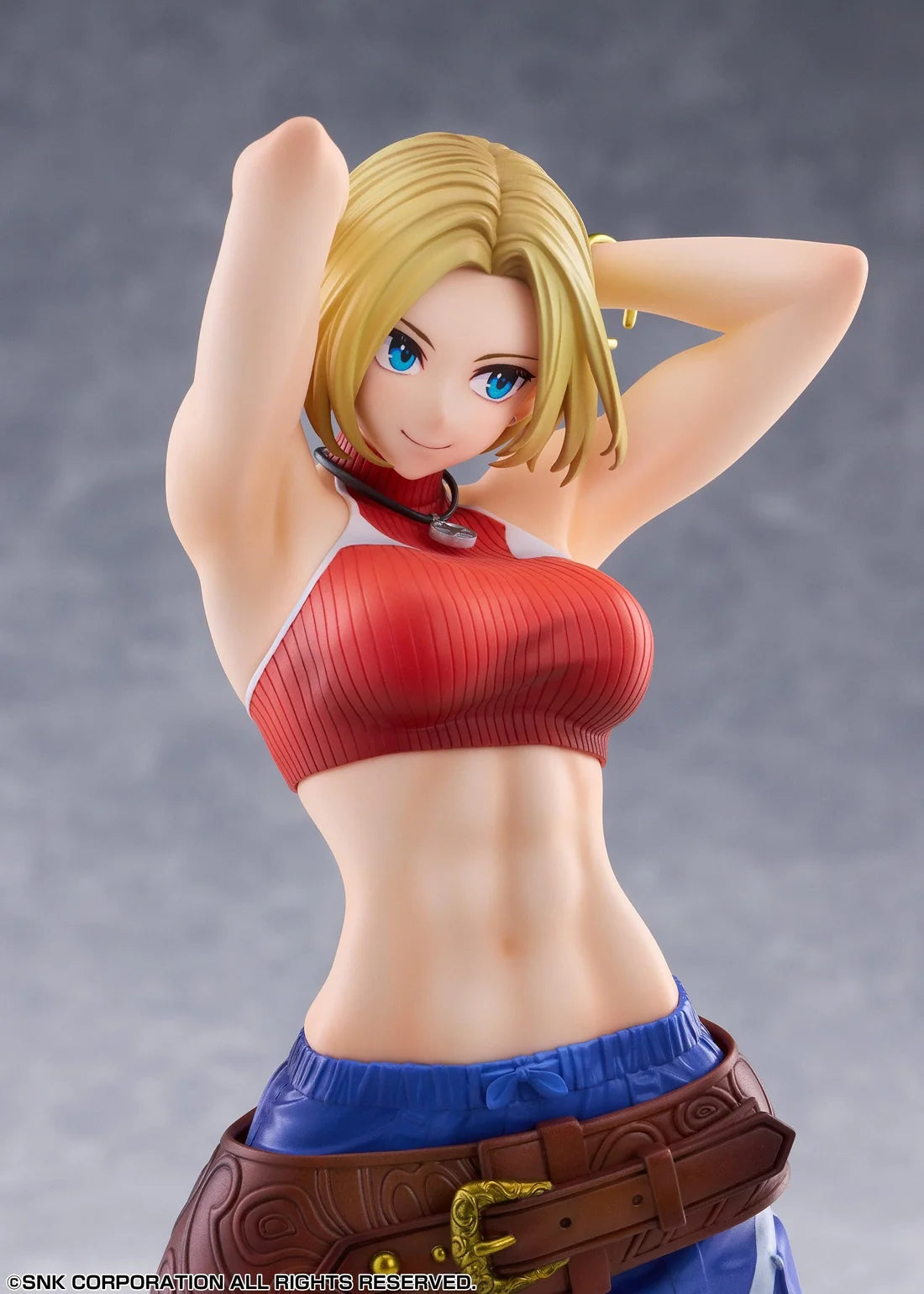 Fighting Girls Collection The King of Fighters XV Blue Mary 1/7 Scale Figure AmiAmi Limited Edition