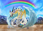 Yu-Gi-Oh! Duel Monsters GX Ultimate Crystal Beast Rainbow Dragon Non-Scale Figure