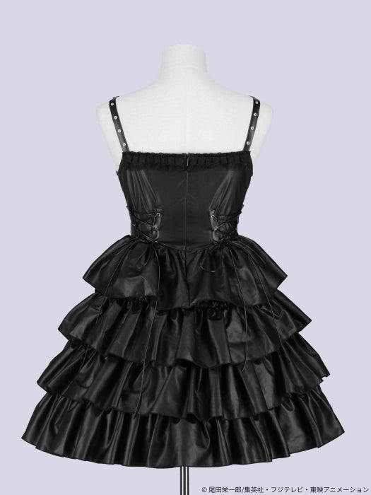 ONE PIECE x QOOZA PERONA FAUX LEATHER DRESS