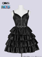 ONE PIECE x QOOZA PERONA FAUX LEATHER DRESS