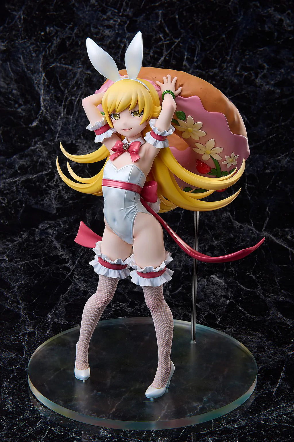Monogatari Series Shinobu Oshino White Bunny Ver. 1/4 Scale Figure