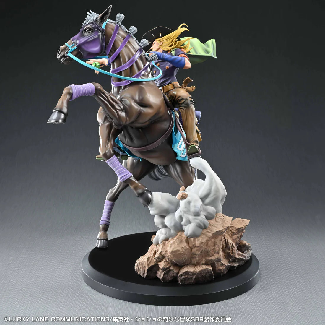 Super Figure Art Collection Jojo's Bizarre Adventure: Steel Ball Run Gyro Zeppeli & Valkyrie