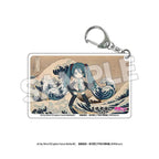 Katsushika Hokusai x Hatsune Miku Clear Acrylic Keychain Boxset