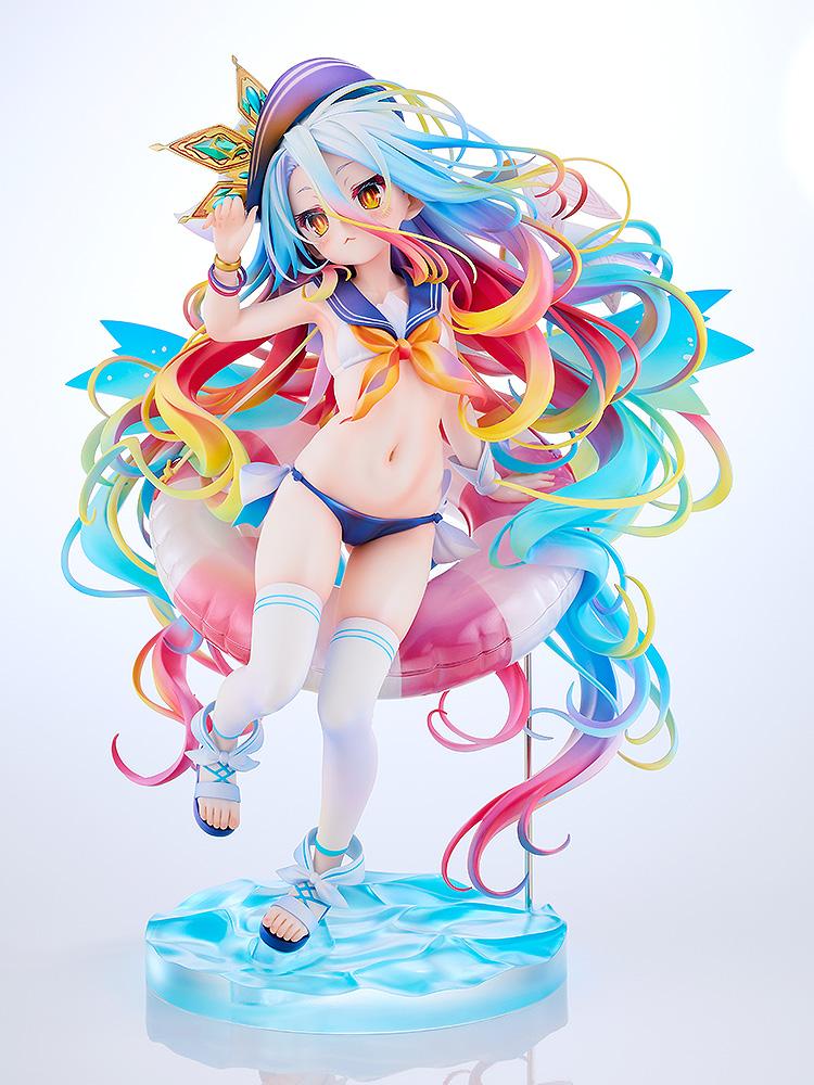 No Game No Life Shiro: Sailor-Style Swimsuit Ver. 1/7 Scale Figure
