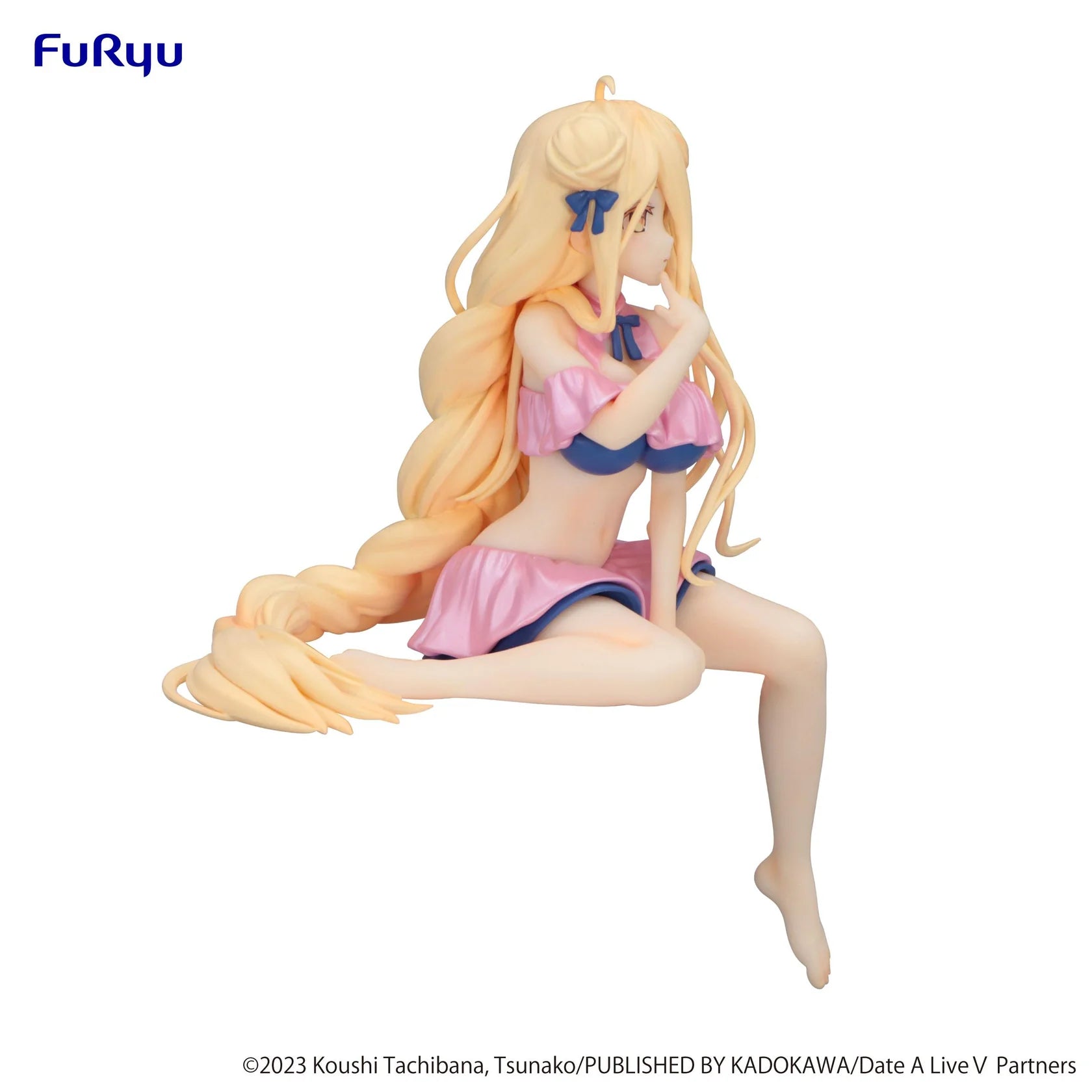 Date A Live V Noodle Stopper Figure Mukuro Hoshimiya Swimsuit Pastel Pink Color Ver.