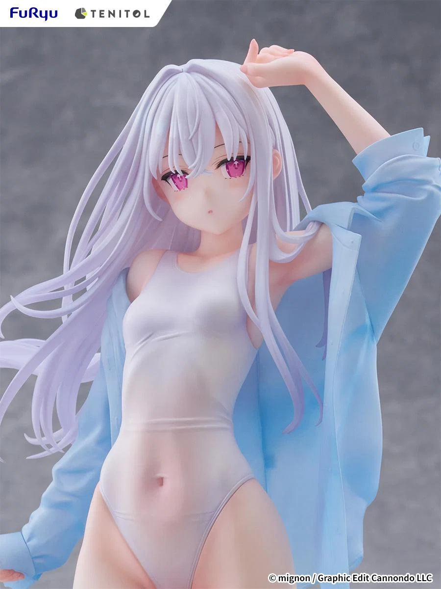 TENITOL TALL MIGNON WORKS shiro Swimsuit Ver. Non-Scale Figure
