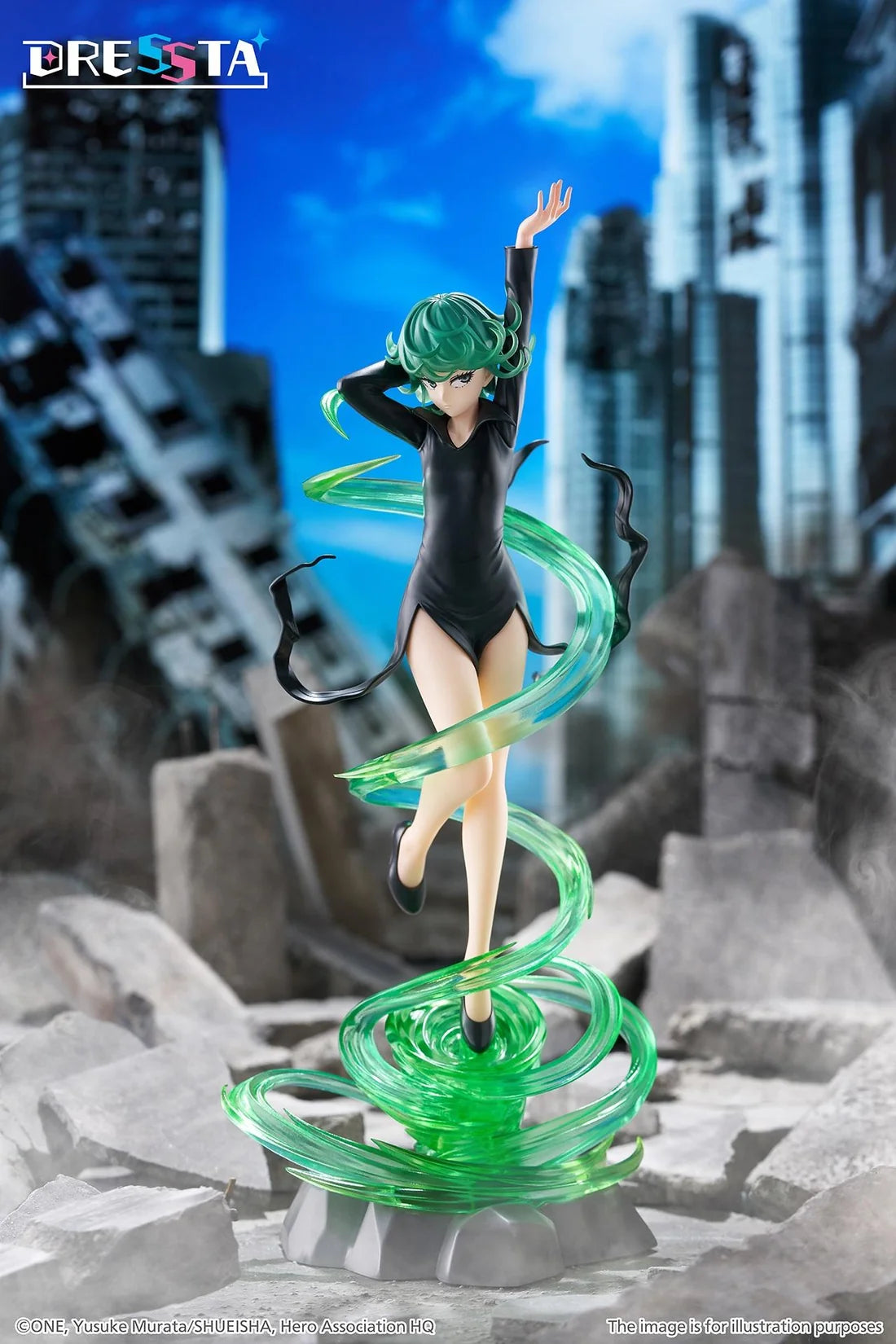 Dressta Statue Figure One-Punch Man Terrible Tornado