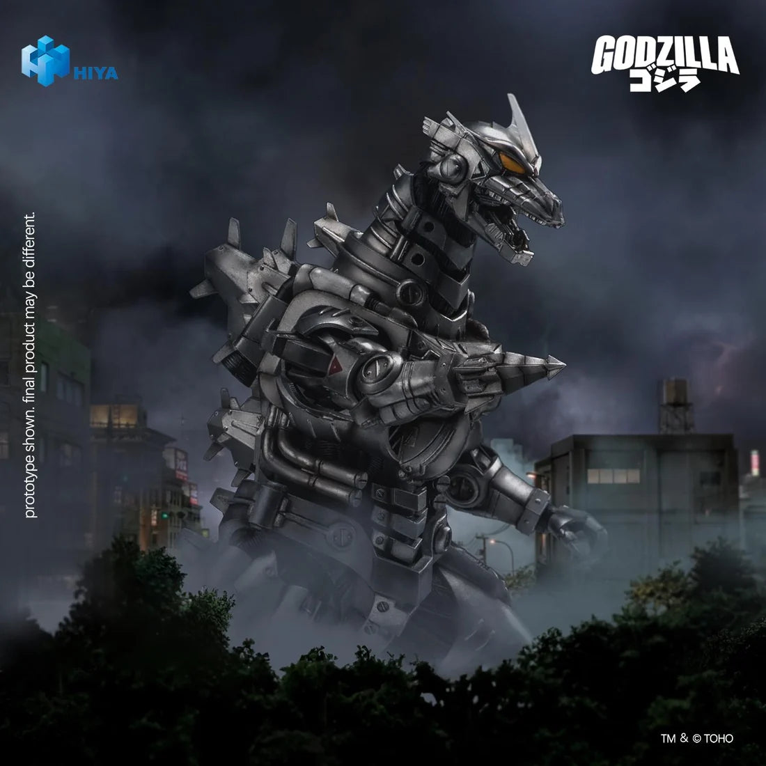 HIYA Exquisite Basic Series None Scale 7.7 Inch Godzilla Tokyo S.O.S. 2003 Mechagodzilla Heavy Arms / High Mobility Version Action Figure