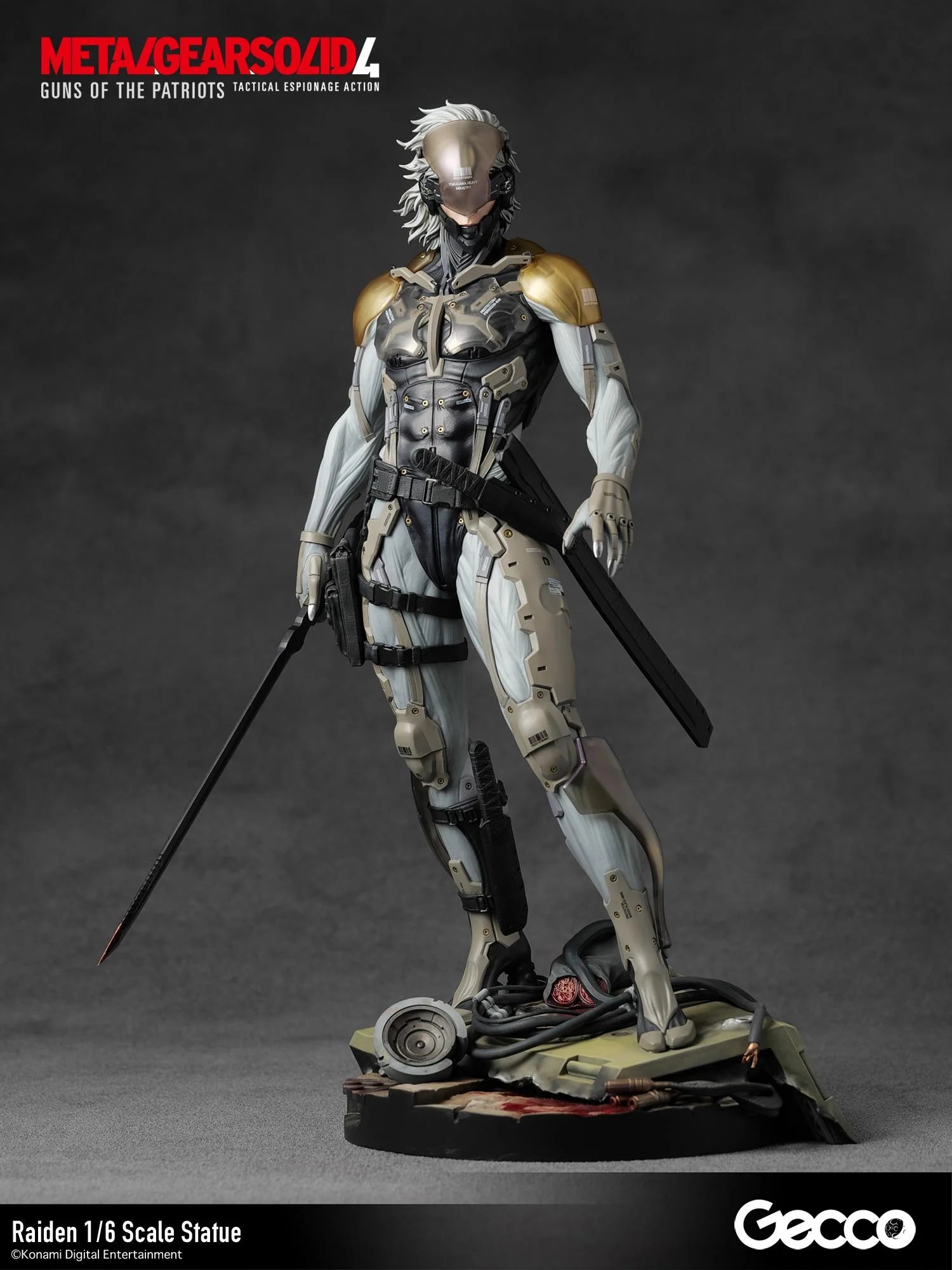Metal Gear Solid 4 Guns of the Patriots Raiden 1/6 Scale Statue