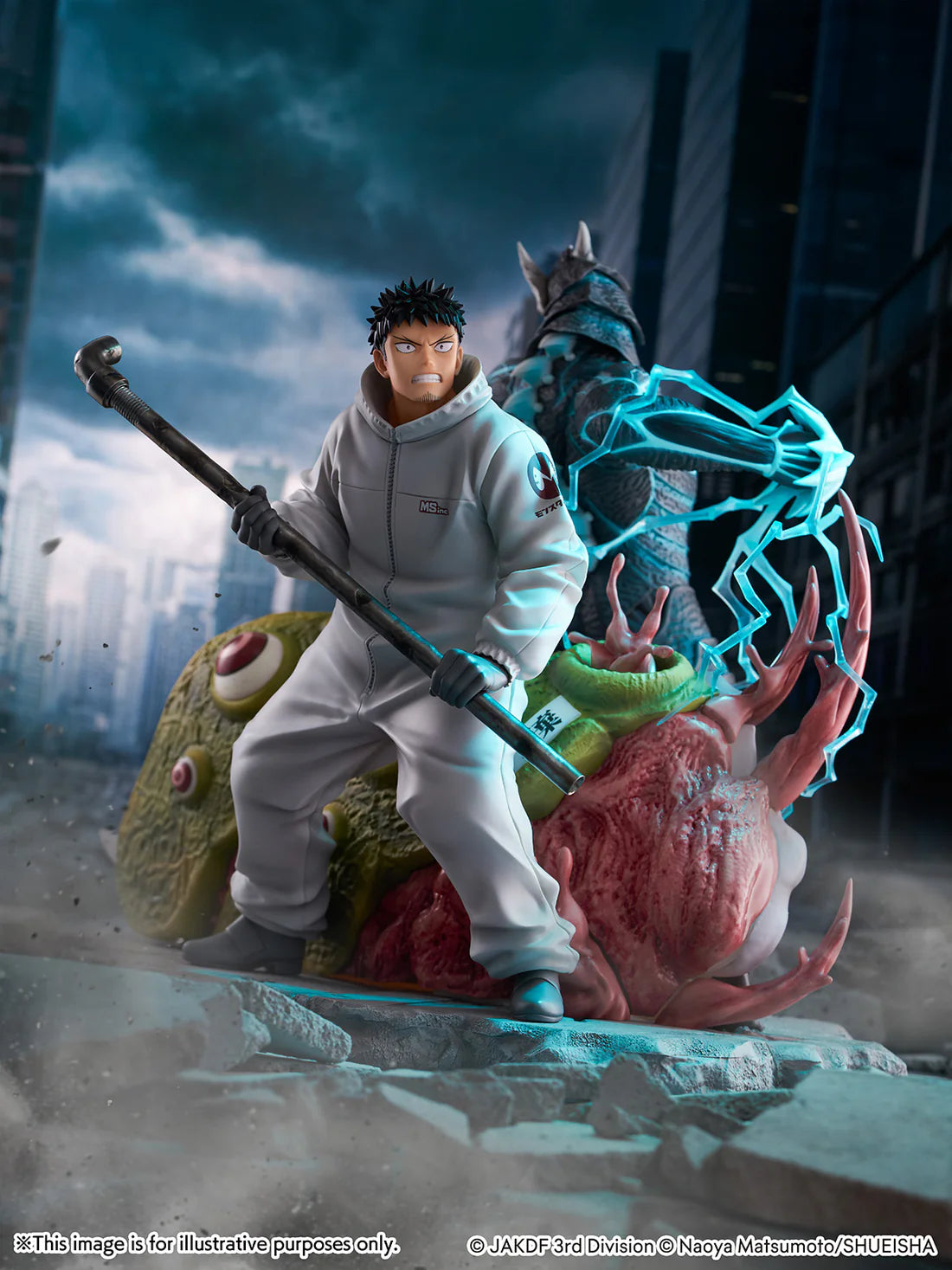 Kaiju No. 8 Kafka Hibino & Kaiju No. 8 1/7 Scale Shibuya Scramble Figure